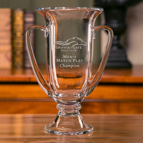LVH Large Trophy Cup 12\ Dimensions:  12\ x 9 1/4\

Materials:  Handblown, non-lead crystal



